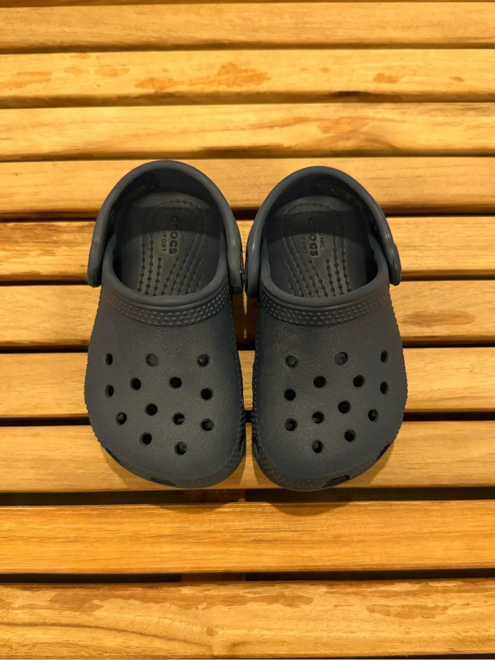 Crocs Infant & Toddler Navy Blue Classic Clogs